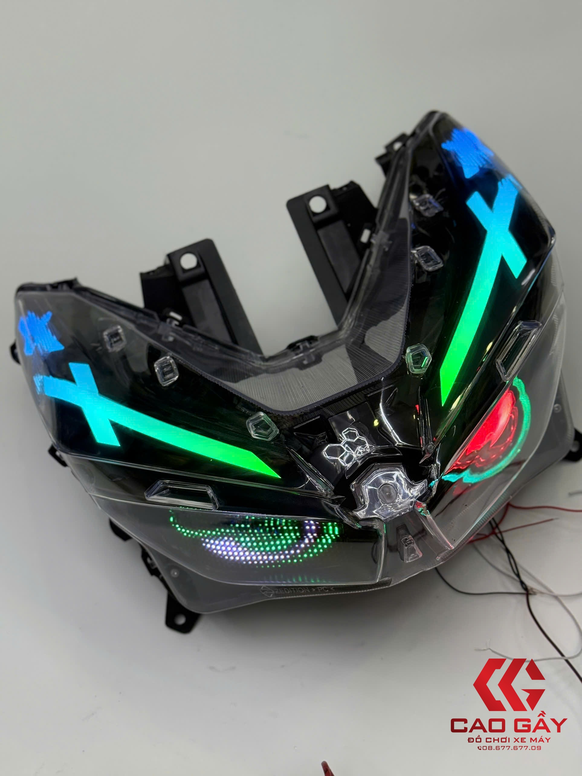 Cụm Pha Đèn Xe Vario 1 Bi Kèm Audi A11 + Full Mạch