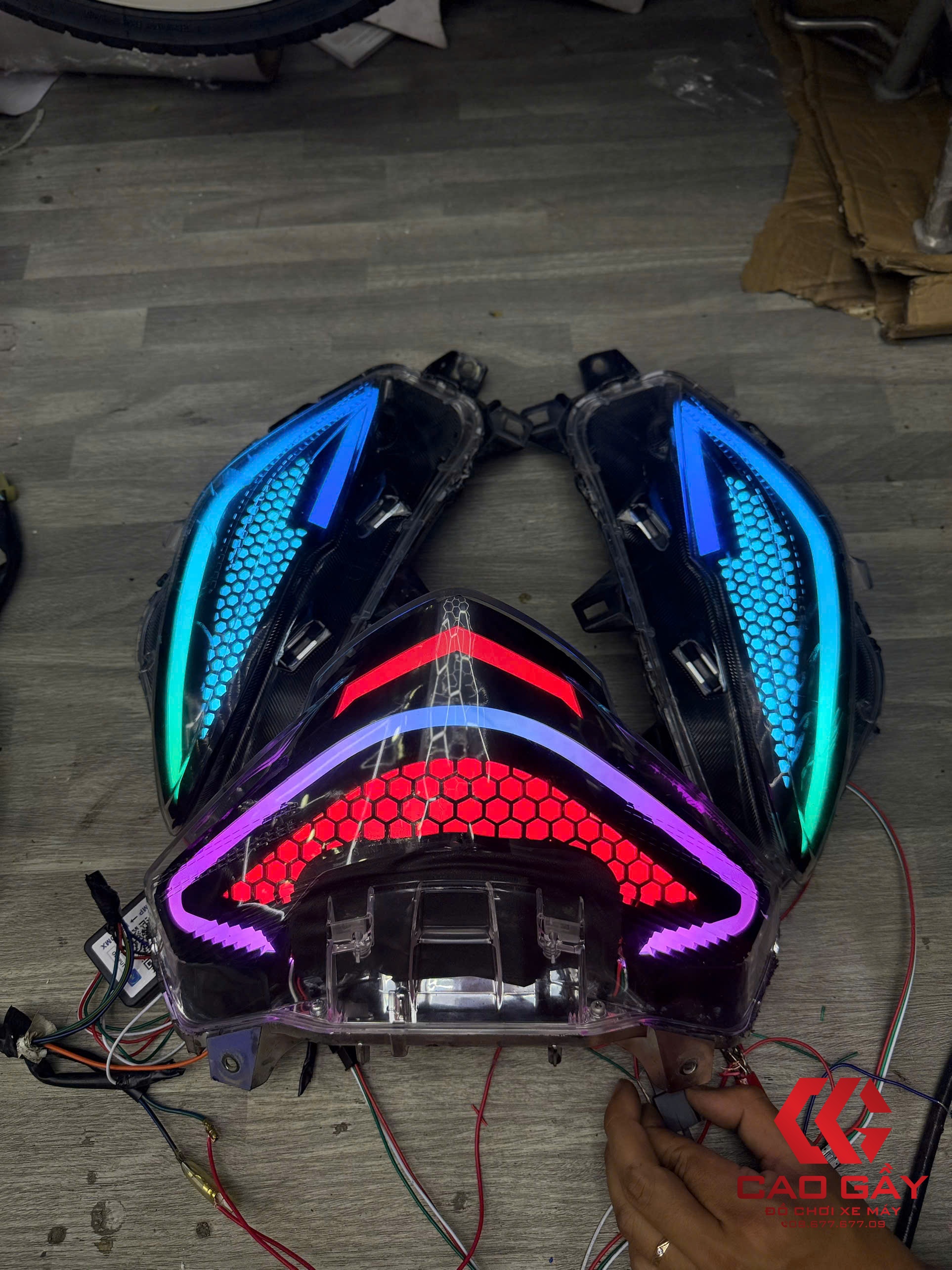 Đèn Audi Demi Vision + Hậu Audi + Bi Cầu Vision