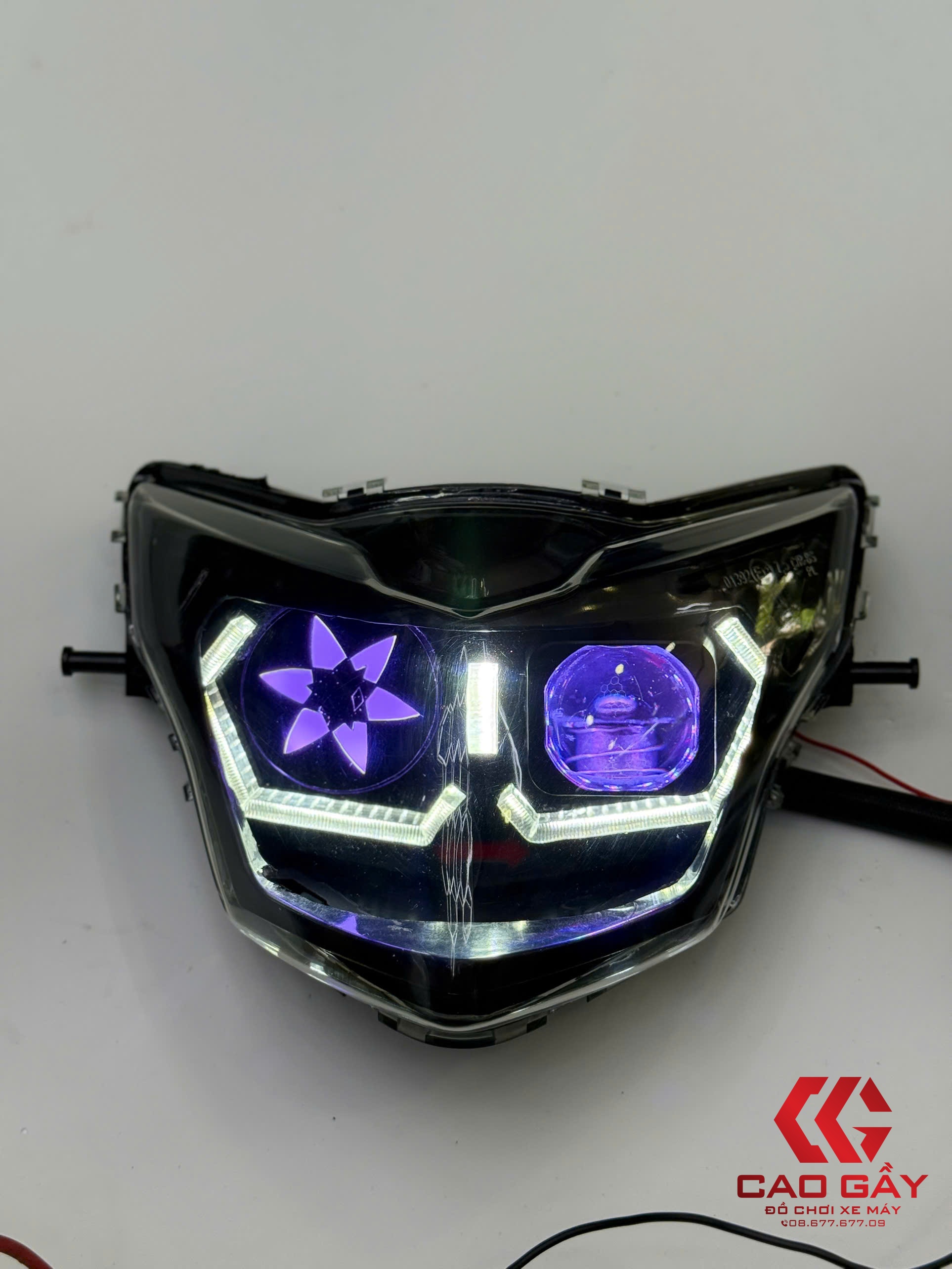 Pha đèn ex135 bi cầu kèm siang